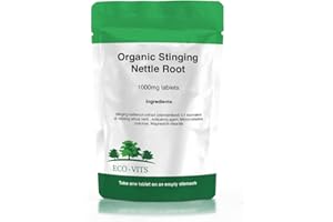 ECO-VITS Stinging Nettle Root 1000mg 60 Tablets, Natural Herbal Support for Overall Wellness, Antioxidant Protection & Daily Vitality