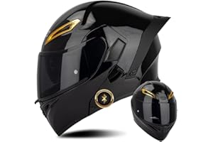 XYYYM Modulari Bluetooth Casco Moto Omologato ECE Casco Anteriore Ribaltabile Adulti Uomo Donna con Doppia Visiera, Microfono Altoparlante Riduzione del Rumore Bluetooth Multifunzionale