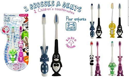Preisvergleich Produktbild Zahnbürste, Doppelpack, für Kinder von 3-6 Jahren