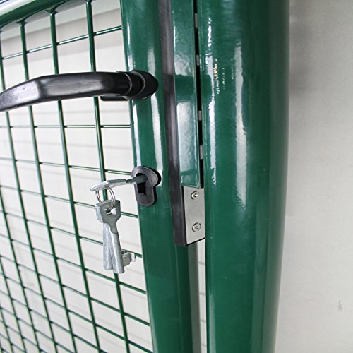 Gartentor 100×100 Tor Gartentüre Gartentor feuerverzinkt pulver beschichtet versandkostenfrei (D) - 2