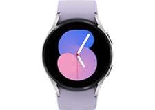(Renewed) Samsung Galaxy Watch5 Bluetooth (40 mm, Silver with Purple Strap, Compatible with Android only)