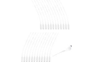 KEMUZ - 300 Puntas para Pegamento Cianocrilato | Gotero de Precisión 0.3mm | Aplicador para Super Glue, Modelismo y Reparaciones | 7.5 cm de Longitud