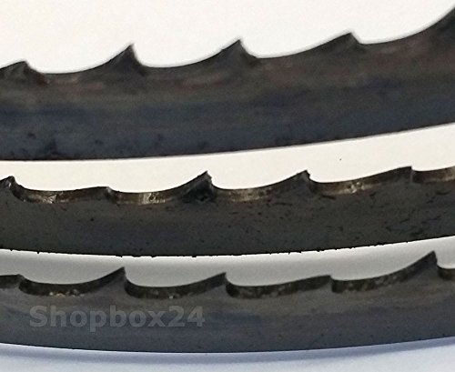 Standard Sägeband Bandsägeband Bandsägeblatt Sägebänder 1400 mm x 6 mm x 0,65 mm x 6 Zähne pro Zoll , für Holz , Hartholz , Brennholz , Sperrholz , Quer- und Schweifschnitte,geeignet für Maschinen wie : Atika , Einhell, Westfalia, CMI uvm. - 3