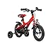 Produktbild S'COOL Kinder Xxlite Alloy Kinderfahrrad, Red/Black Matt, 12 Zoll