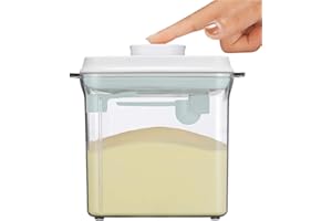 VIENTIANE 1.7L Contenitore di Latte in Polvere, Contenitore Portatile Plastique Transparente di Latte in Polvere, Portatile Scatola con Coperchio per Conservare Il Latte in Polvere per Bambini
