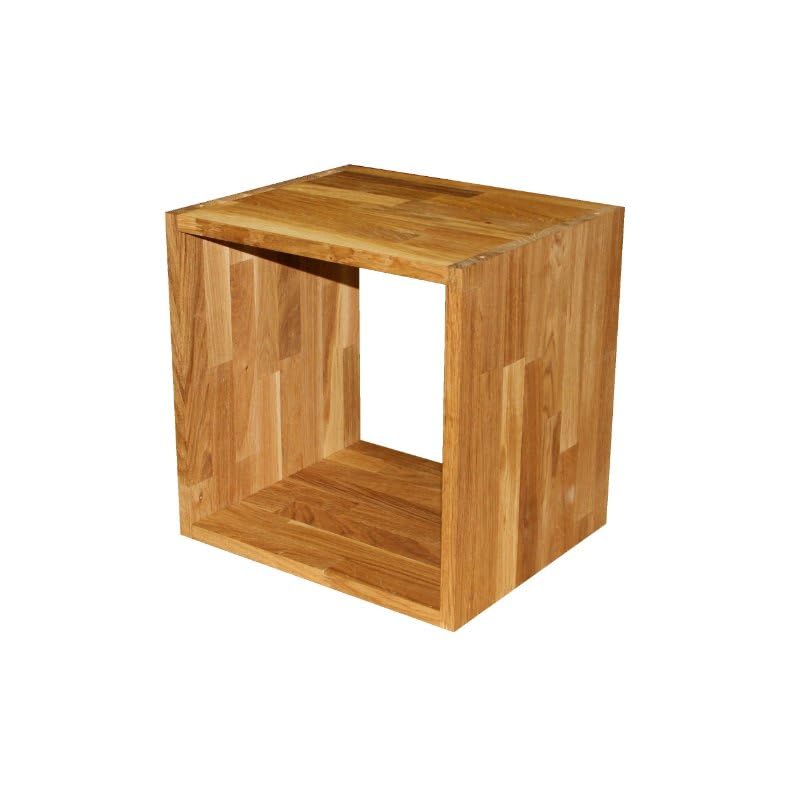 Regalwürfel Flexicube, Eiche Massivholz geölt, Grundmodul, beliebig