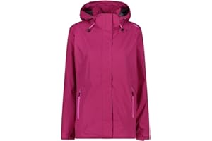 CMP Giacca Donna Con Zip E Cappuccio Traspirante Giacca da pioggia Donna