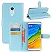 Produktbild Xiaomi Redmi 5 Plus Hülle, Vicstar Xiaomi Redmi 5 Plus Tasche Premium PU Leder Flip Case Ledertasche Dünn Schutzhülle mit Kartensteck Plätzen und Faltbare Ständer Handyhülle für Xiaomi Redmi 5 Plus