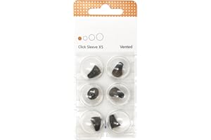 HEARING360 6 domes click-sleeve open vented for Signia Siemens (XS) hearing aids