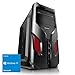 Produktbild DEViLO Gamer PC 1269 - Intel Pentium G4500 3.5GHz (2x2 Kerne), 16GB DDR4, 240GB SSD + 1TB, nVidia Geforce GTX 1050Ti 4GB, 24xDVD-RW, ASUS, USB3, HD-Sound, Gigabit-LAN, Computer Gaming