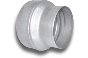 K-TECH-PRO Réducteur de rainure d'enroulement - Raccord de réduction symétrique - Diamètre : 250 mm - Raccord Ø 200 mm