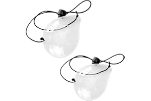 CVMGO 2PCS Plastic Eye Shield Ventilated Eye Patches After Cataract Surgery 9-Hole Protective Plastic Eye Shields with Adjustable Strap Eye Care Accessories for Adults After Surgery and Eye Protection Clear