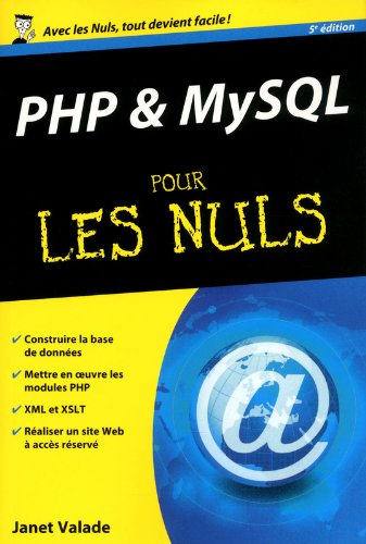 PHP et MySQL 5e poche pour les Nuls francais