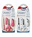 Chicco Baby Manicure Bundle Scissors, Clippers, Nail Files 2 sets White and Pink