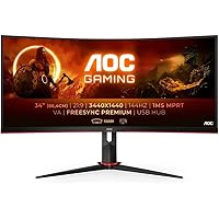 AOC CU34G2X/BK 34" Skärm, Svart