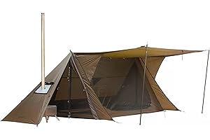 POMOLY Stovehut 20D Tente Ultra légère, Camping extérieur Tente Chaude