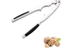 TOONEV Nut Crackers Chestnut Opener Seafood Sheller Heavy Zinc Alloy Nutcracker Pecan Walnut Plier Clip Tool with Good Grips Kitchen Utensils