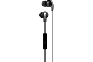 Skullcandy Smokin' Buds 2 In-Ear Audio Earbud Headphones with In-Line Microphone - Black