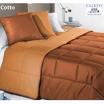Caleffi Trapunta Matrimoniale Bicolor Invernale In Cotone Sabbia