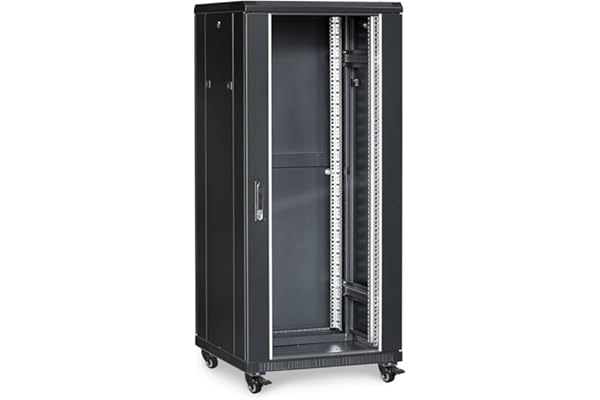 Waytex 37435M Armoire Baie de Brassage réseau 27U Noire 600x600 livrée montée