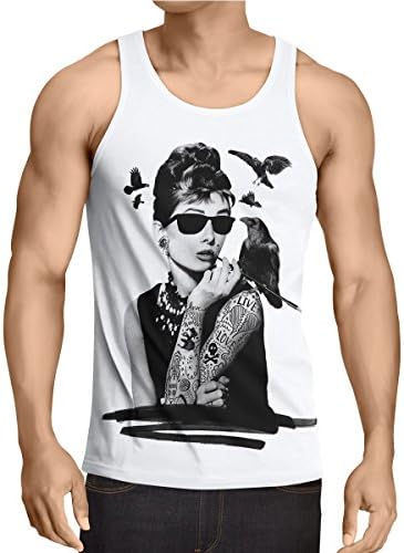 style3 Audrey Tatoo Men's tank top, Size:M