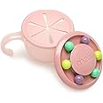 melii Snack Container - Safe, Spill-Proof, and Playful Food Storage with Educational Beads for Babies, Toddlers, and Kids - BPA-Free & Versatile Snacking Solution