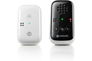 Motorola Nursery - Vigilabebés PIP10 Inalámbrico DECT, Micrófono de Alta Sensibilidad, Alerta de Sonido y Fuera de Rango, Control de Volumen, Unidad Parental Portátil