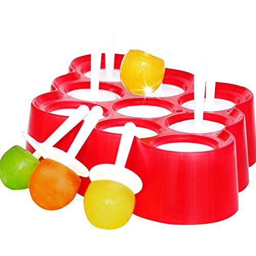 9 x Mini-Silikon-Eis am Stiel Formen - BPA-frei