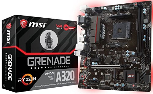 Computer PC RYZEN 5 1400 (4x 3,4GHz) MSI A320M Grenade 4GB-DDR4 1000GB-HDD Nvidia GeForce GT1030 AERO 2GB OC Windows10 Home 64.Bit Ready to Go - 4