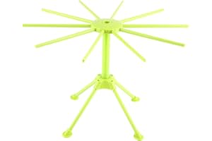 CAREDY Stendino per pasta, stendino per pasta pieghevole pieghevole per una facile conservazione Creatore di pasta fresca Supporto per asciuga spaghetti Supporto per asciugare la pasta(verde)
