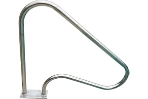 Mains courantes de Piscine extérieure, Mains courantes courbées de Piscine en Acier Inoxydable 304 de Haute qualité, antirouille, poignée Facile à Installer
