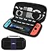 Produktbild Nintendo Switch Tasche - TUXWANG EVA Shell tragbare Tragetasche mit faltbaren Klappen Elastische Streifen und größeren Speicherplatz für 10 Spiele und anderes Nintendo Switch Zubehör