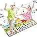Produktbild VEGKEY Piano Matte,Klaviermatte Musikmatte 8 Instrumente Sounds Klaviertastatur Spielzeug Musik Matte Keyboard Matten Piano Matte Tanzmatten für Kinder & Baby ( 100*36 cm)