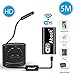 Produktbild WiFi Endoskopkamera iPhone, Abask 720P HD Kabelloses Inspektionskamera mit 5M (16.5FT) halbstarre Kabel Schlange Kamera, CMOS Sensor 8 LEDs Wasserdichte Objektiv Endoskop für iOS Android Windows PC