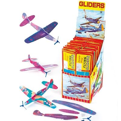 Baker Ross Lot de 6 Planeurs colorés à assembler - Idéal pour les amateurs d'Aéronautique