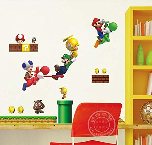 Wand-Sticker, Motiv: Super Mario - 3