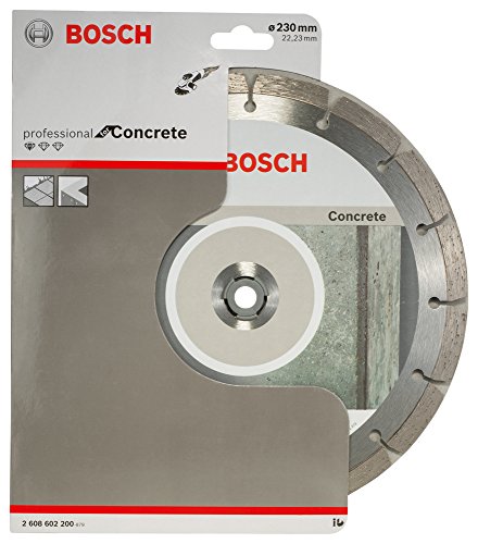 BOSCH Diamanttrennscheibe Standard für Concrete, 230 x 22,23 x 2,3 x 10 mm, 1-er Pack, 2608602200 - 2