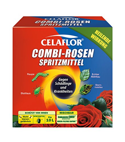 Celaflor Combi-Rosen Spritzmittel 2 x 100 ml Vollsystemische Wirkstoffe gegen Schädlinge sowie 3 Rosenkrankheiten