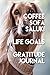 Produktbild Coffee Sofa Saluki Life Goals Gratitude Journal: 120 page 6*9 inch journal. Left pages are bullet style dot grid journal. Right pages are Cornell ... lined journal. Allowing ultimate creativity.