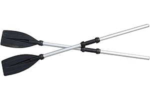 FRUNIMALL Kayak Paddle Oars, Boat Oars Aluminum Paddle Detachable Oar 50-81 Inch for Inflatable Boat Kayak Canoe Oars Boat