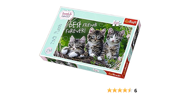 Trefl 13215 kittens Toy, Multi Color : Amazon.co.uk: Toys u0026 Games