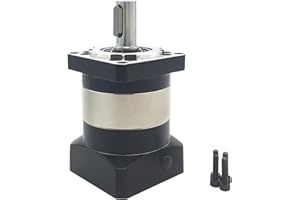 TOSEASTARS Rapport de vitesse 10:1 Réducteur de vitesse planétaire 7 arc-min 16 Nm 4000 tr/min pour arbre de 8 mm/6,35 mm Moteur pas à pas Nema23 57 mm, boîtes de vitesses pour machine à tour CNC, routeur