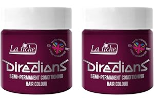 2 X La Riche Directions Coloration Semi-Permanente 100 ml (Dark Tulip)