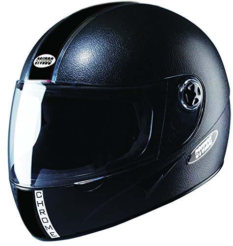 Studds Chrome Economy SUS_CEBFH_BLKL Full Face Helmet (Black, L)