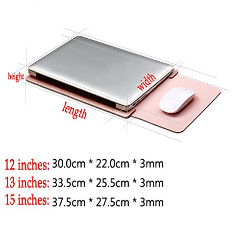Finoki Computer Tasche H  lle f  r MacBook Pro 12-15 4 Zoll MacBook Air Notebook Wasserdicht Laptoptasche Notebooktasche mit Schutzh  lle Externes Mou