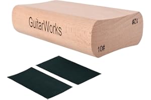 berjalan -Gitarren-Radius-Schleifblock für Gitarre, Bass, Bund, Nivellierung, Griffbrett, Luthier-Werkzeug, GitarrenzubehöR, 10-12