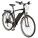 Produktbild Elektrofahrrad Prophete E-Bike Moreno Trekkingrad |36V 250W Heckmotor bürstenlos |inkl. Faltschloss & Handy-Rahmentasche| 24-Gang Shimano Altus |28" Continental Pannenstopp| 374Wh AEG Akku| Suntour Federgabel | 30-Lux LED Licht| für 160-190cm geeignet |Standlicht| Alu Pedelec (Herren 52cm)