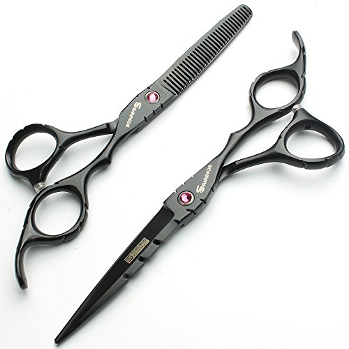 6 inch Japan 440c Sharp Professional Hairdressing Scissors 17.5 Hairdresser Hair Cutting and Hair thinning Dedicated… - Image 9