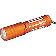 OLIGHT 90 Lumens i3E EOS PMMA TIR Lens AAA Flashlight Compact Keychain Flashlight EDC Flashlight for Night, Camping(Vibrant Orange)