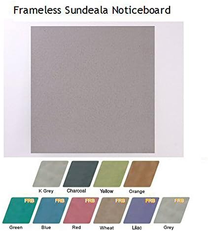 Unframed Sundeala Notice Board 1800X1200Mm Grey
